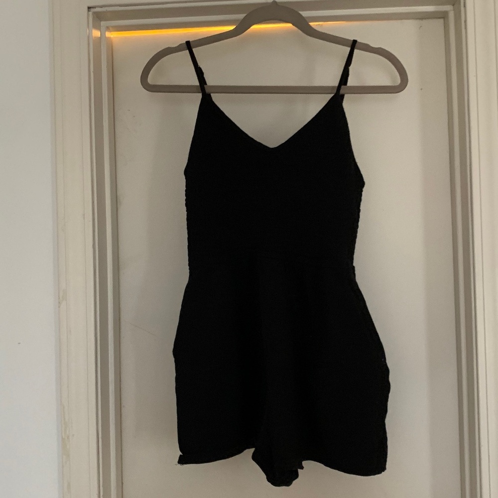 Wild Fable Black Romper